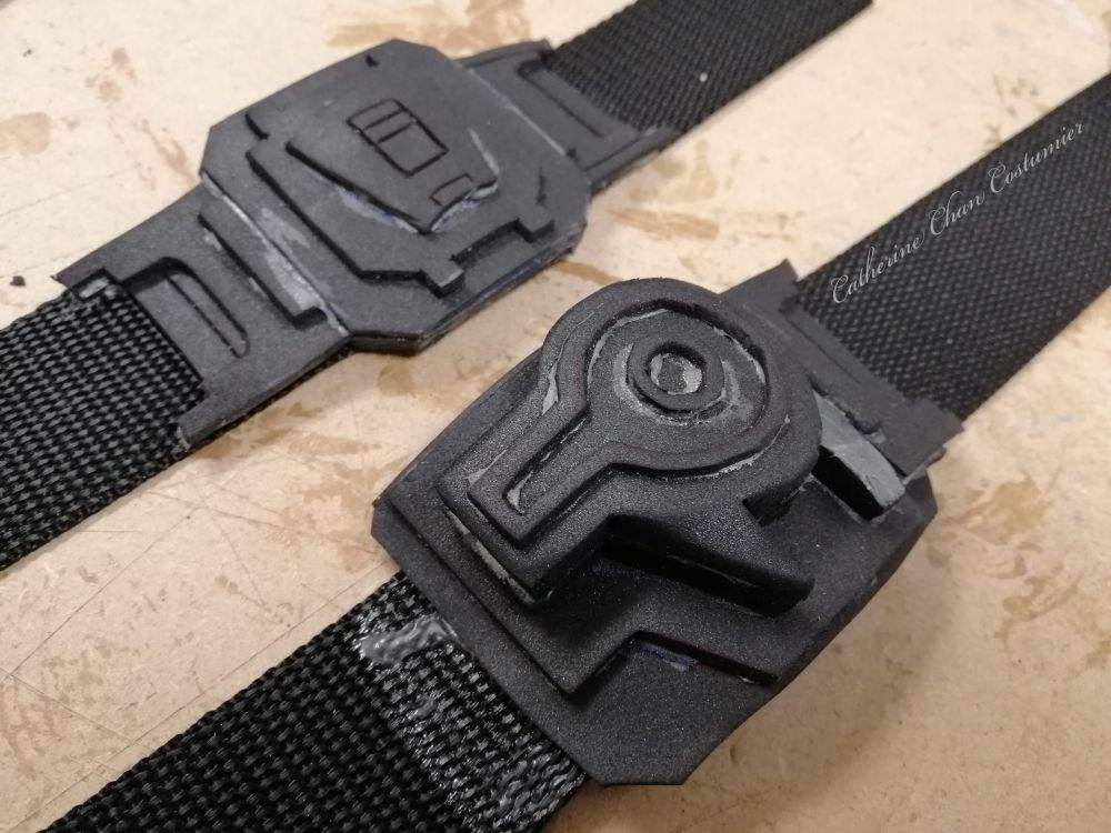 Belt buckles made from EVA foam